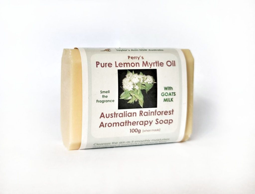Lemon myrtle Goat's Milk Soap