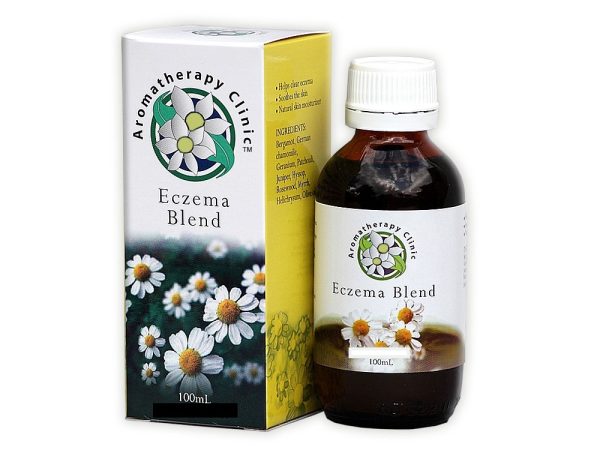 Eczema Blend by Aromatherapy Clinic product bottle and box