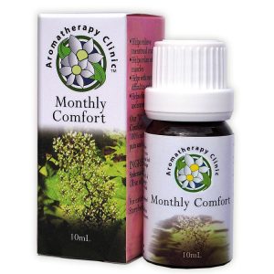 Monthly Comfort bottle and box