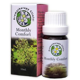Monthly Comfort bottle and box