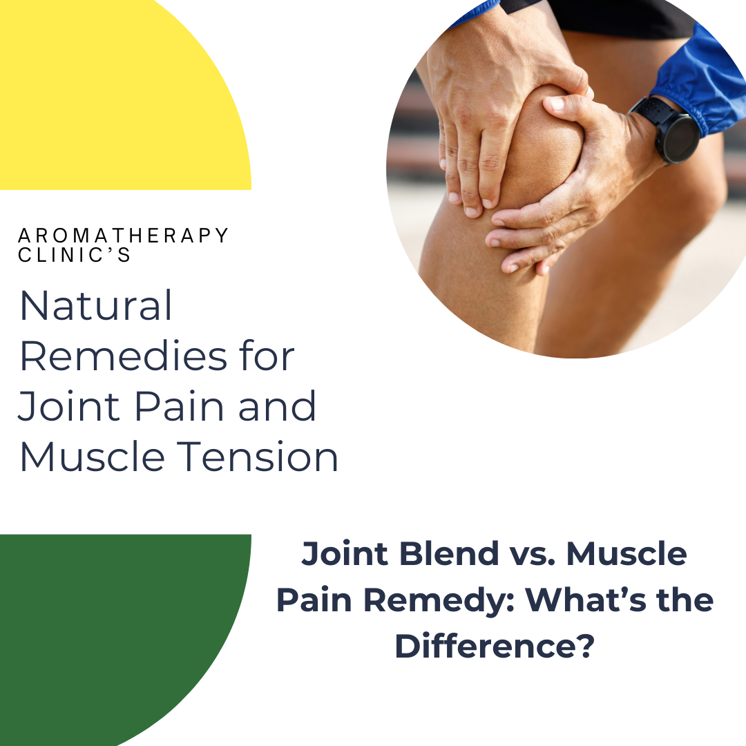 Aromatherapy Clinic's Natural remedies for joint pain and muscle tension