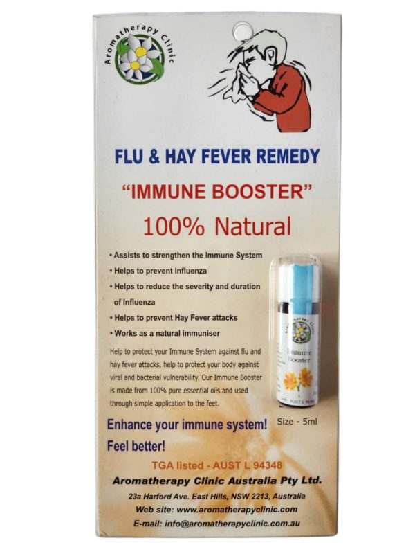 Aromatherapy Clinic 5 mL Immune Booster Blend packaging