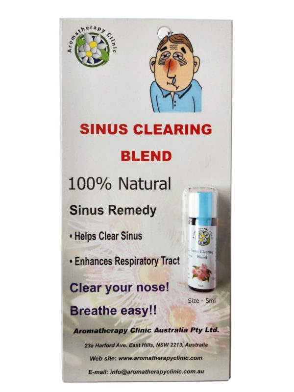 Aromatherapy Clinic 5 mL Sinus Clearing Blend packaging