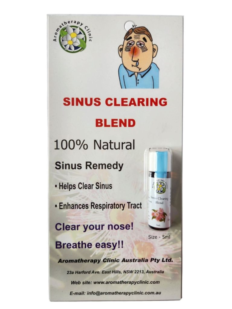 Aromatherapy Clinic 5 mL Sinus Clearing Blend packaging