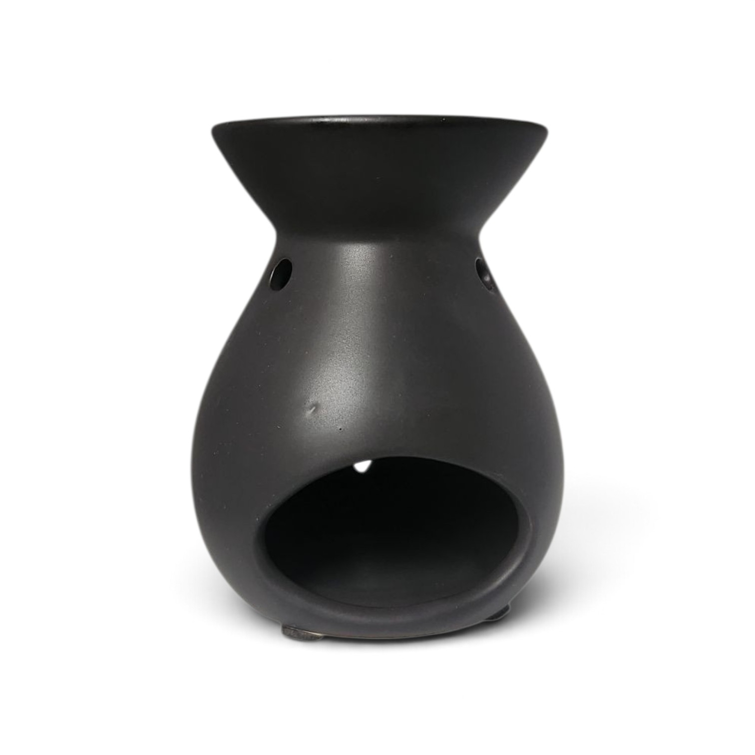 Ceramic Tealight Burner Matte Black - Image 2