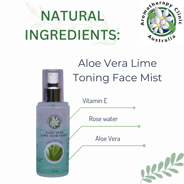 Aloe Vera Lime Toning Face Mist Natural Ingredients