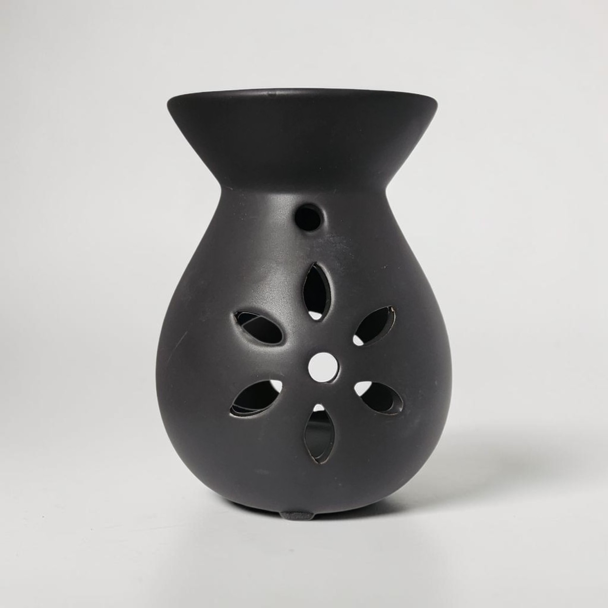 Ceramic Tealight Burner Matte Black