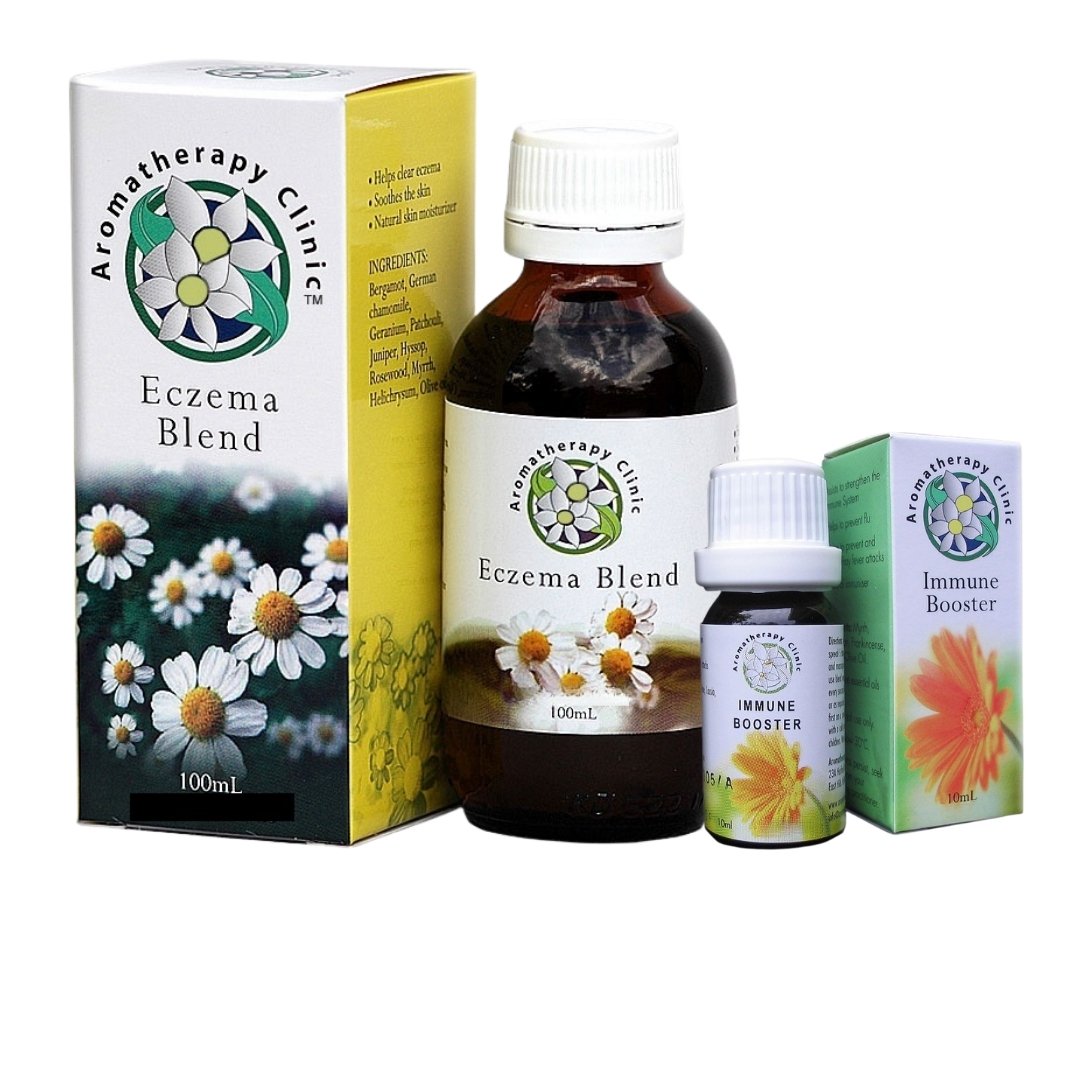 Eczema Blend and Immune Booster natural remedies by Aromatherapy Clinic